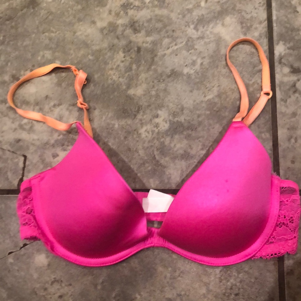 Candies hot pink bra